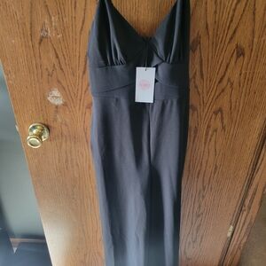 Black V-Neck Jumpsuit